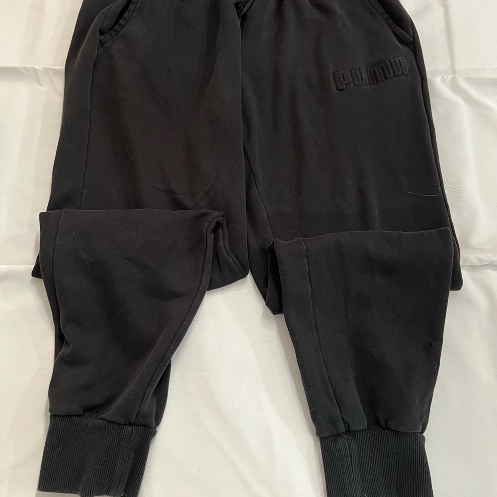 Puma Mens Black Jogger Pants